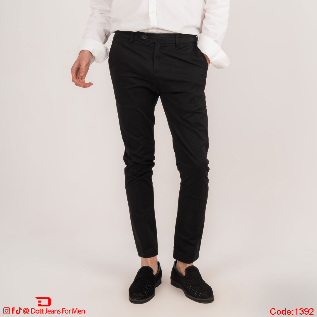 Shop WES Formals Black Carrot Fit Trousers Online – Westside